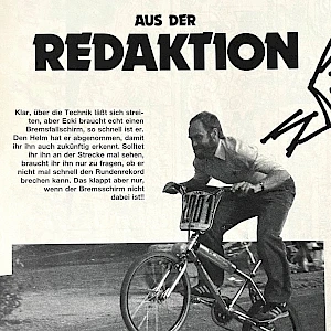 Redaktionsvorstellung in Speed 7/1984