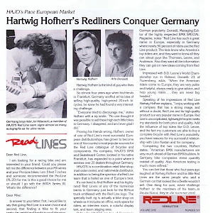 Report on Redline in Germany