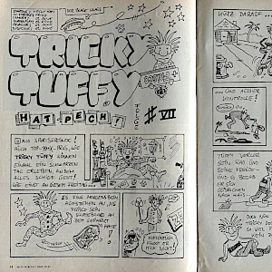 Elle's first comic star was called Tricky Tuffy