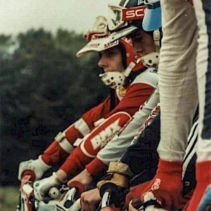 At the start in Bremen-Grohn alongside Andreas Teichreber and Christoph Matthias