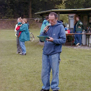 Wolfgang gibt wieder einmal den Sprecher