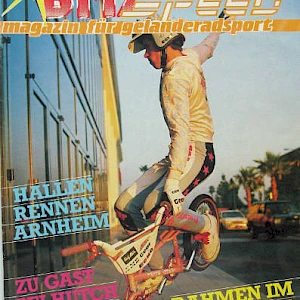 Speed hatte immer auch viel US-amerikanischen Inhalt. Woody Itson auf dem Cover in 1985