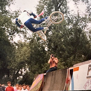 On MRD in the Jugendpark, 1987