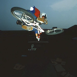 On the halfpipe in Böblingen, 1986