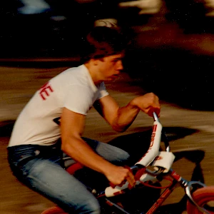 On the BMX track in Magstadt 1983