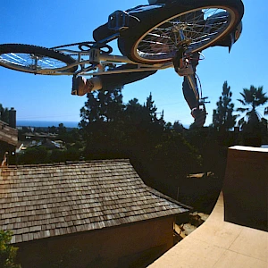 On Marc McGlynn's ramp in 1986