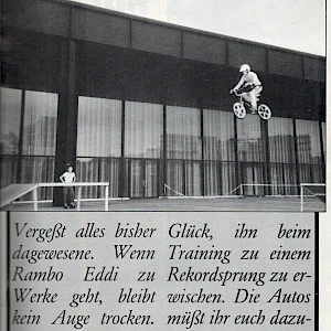 Dieser Blocksatz hat wohl alle wahnsinnig gemacht. Aber der Sprung ist auch gut. Aus der Speed 11/85