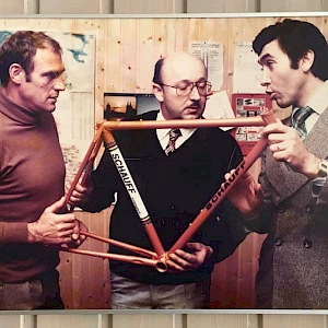 Hans Schauff (m) mit Eddie Merckx