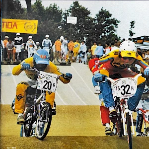 Bei der EM 1985 in Spanien aus Speed 12/1985