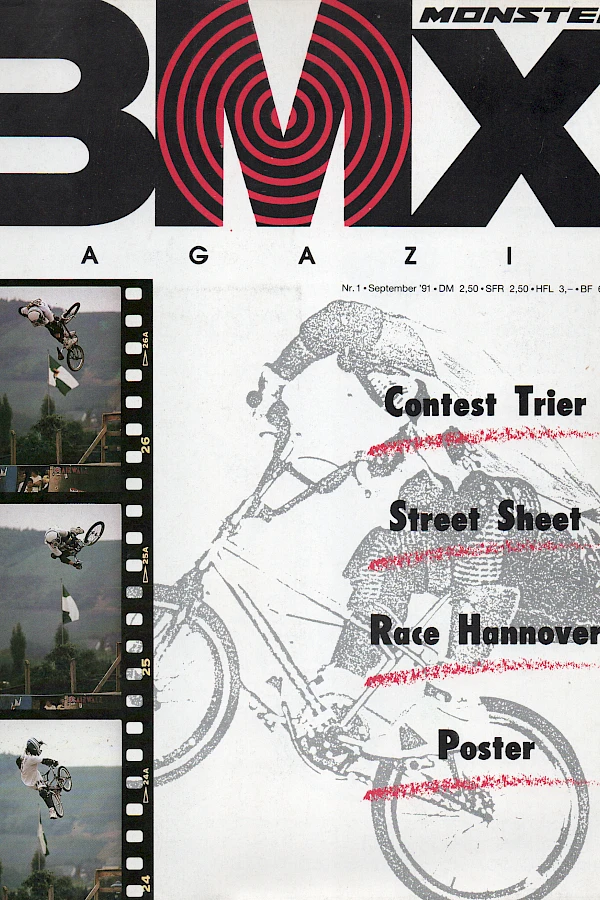 Die erste Ausgabe des Monster BMX Magazines