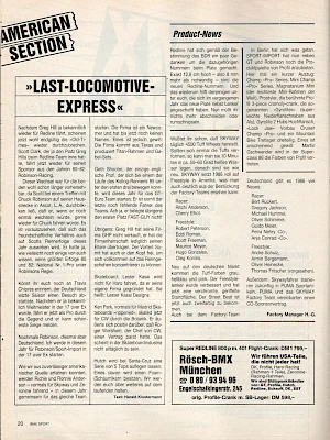 BMX Sport 5/1986 Seite 20