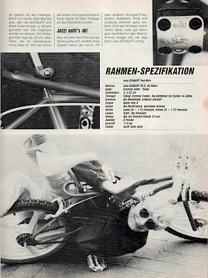 Aus BMX Sport 5/1986