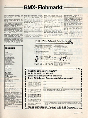 BMX Sport 5/1986 Seite 43
