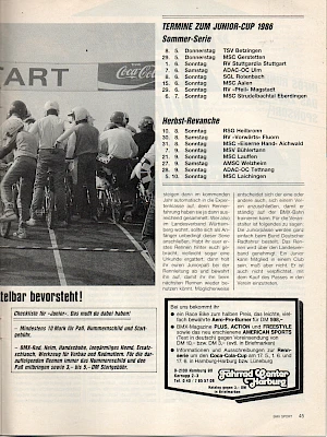 BMX Sport 5/1986 Seite 45