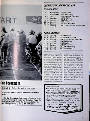 BMX Sport 5/1986 Seite 45