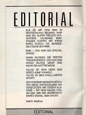 BMX Sport 3/1986 Seite 2