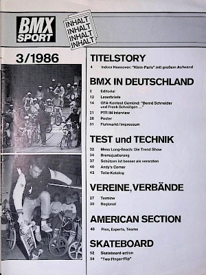 BMX Sport 3/1986 Seite 3