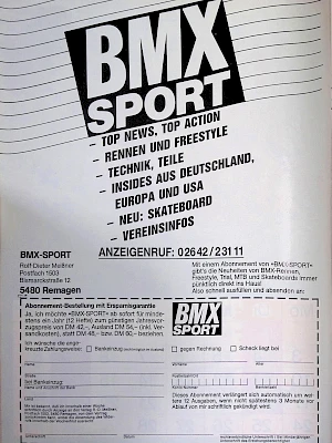 BMX Sport 3/1986 Seite 26