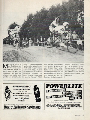 BMX Sport 6/1986 Seite 15