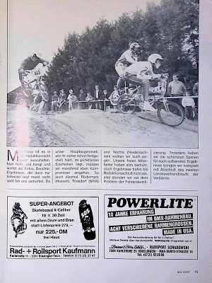 BMX Sport 6/1986 Seite 15