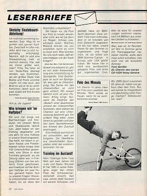 BMX Sport 6/1986 Seite 22