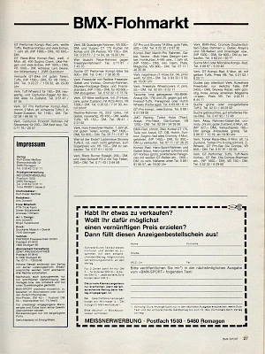 BMX Sport 6/1986 Seite 27