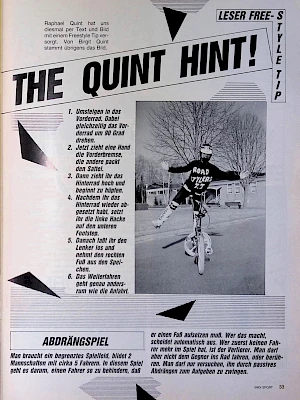 BMX Sport 6/1986 Seite 33