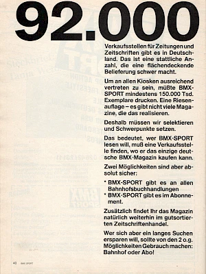 BMX Sport 6/1986 Seite 40