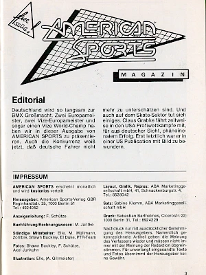 American Sports 8/1985 Seite 3