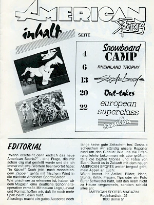 American Sports 1/1986 Seite 3