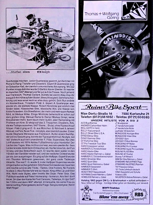 Freestyle BMX 5/1992 Seite 13