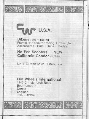 BMX Szene 11-12 / 1987 Seite 16