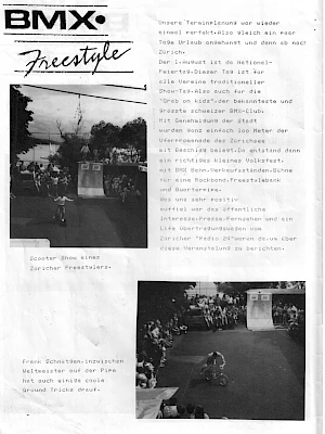 BMX Szene 9 / 1987 Seite 6