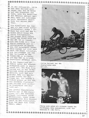 BMX Szene 9 / 1987 Seite 17