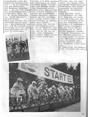 BMX Szene 9 / 1987 Seite 21