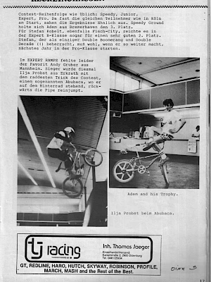 BMX Szene 8 / 1987 Seite 17