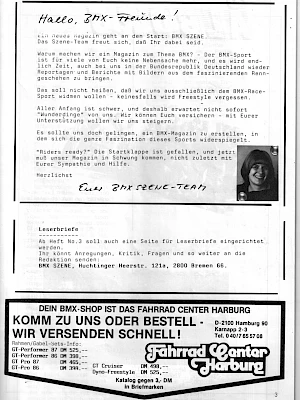 BMX Szene 6 / 1987 Seite 3