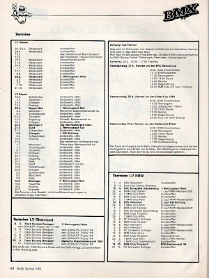 BMX Special 4/1984 Seite 40