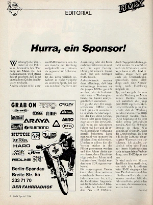 BMX Special 2/1984 Seite 8