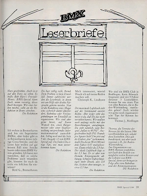 BMX Special 1/1984 Seite 39